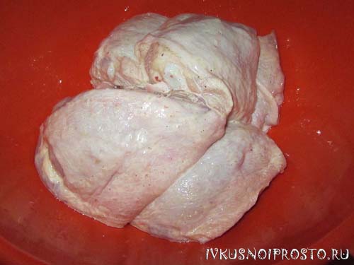 Куриные бедра на сковороде1
