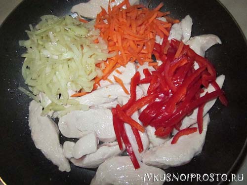 Куриное филе на сковороде3