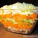 Салат с курицей и корейской морковью