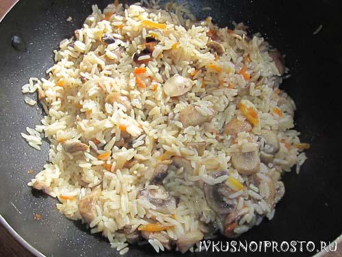Рис с грибами4