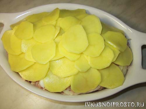 Картошка с фаршем в духовке3