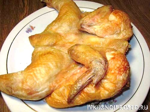 Курица на соли в духовке: пошаговый рецепт на ккал