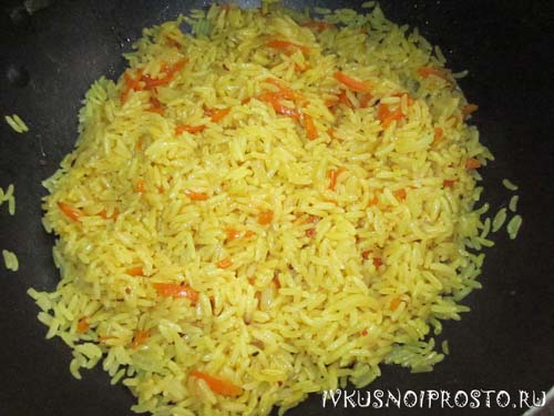 Рис на сковороде4