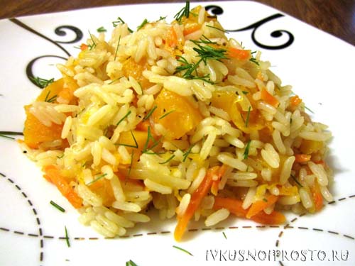 Тыква с рисом в духовке – Рецепты тыквы с рисом в духовке