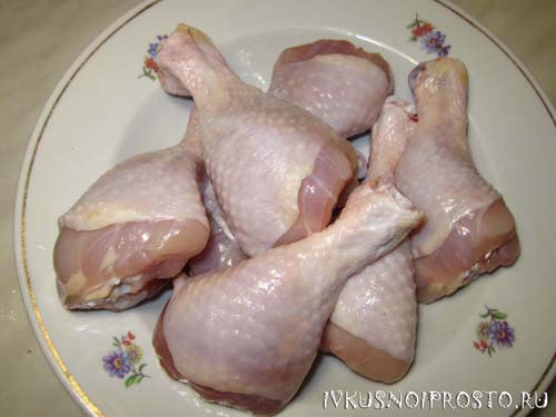 Куриные голени в духовке1